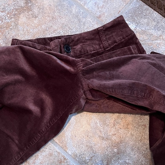 Anthropologie x Maeve Colette Wide-Leg Full Length Corduroy Pants Brown 30 NWT - Picture 11 of 13
